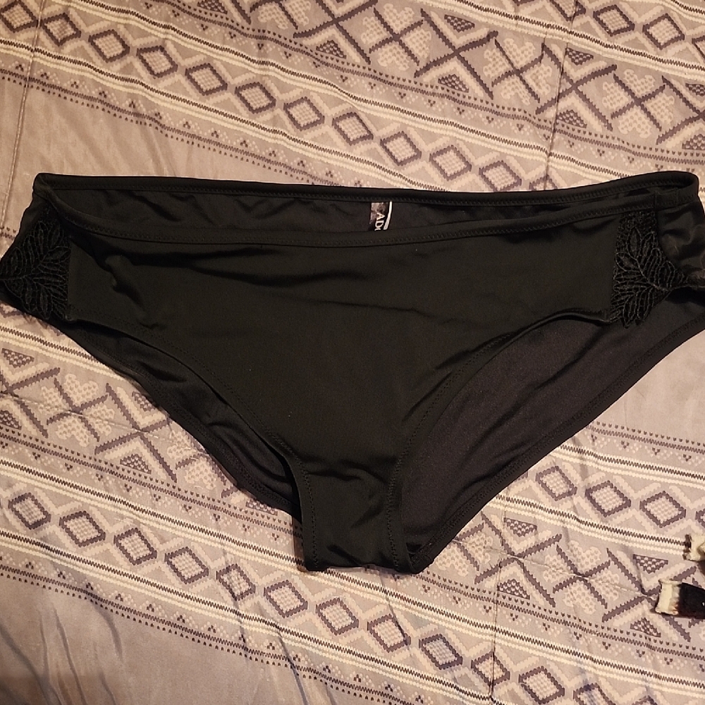 Adore Me Black Bikini Bottoms Never Used